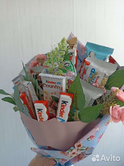 Букет из конфет, съедобный букет, сладкий