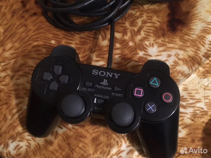 Джойстик dualshock 2 для PS2 оригинальный черный