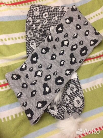 Комплект шапка и шарф