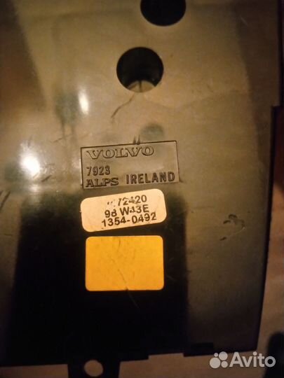 Блок управления климатом volvo s80