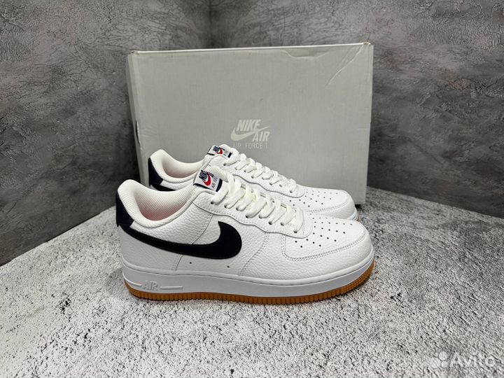 Nike AIR force 1 LOW 'obsidian GUM'