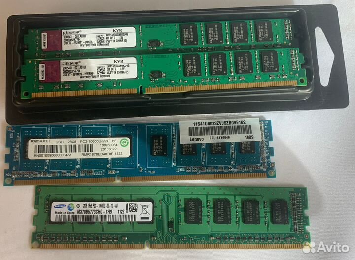 Память dram DDR3 PC3-10600 CL9 Unbuffered nonecc
