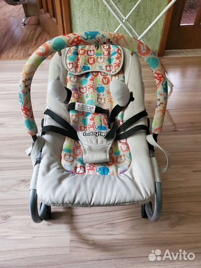 Шезлонг babyton, новый, без пробега)