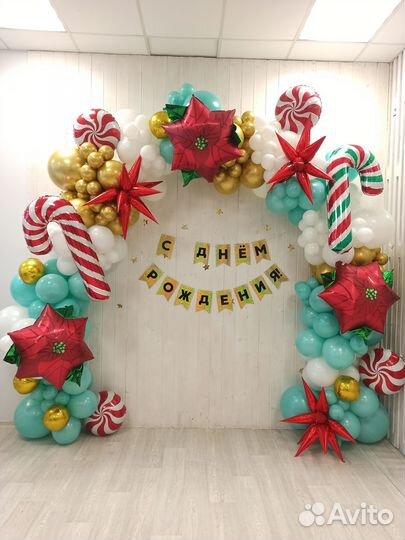 Оформление воздушными шарами