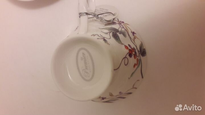 Новая Чашка с блюдцем Англия Premier