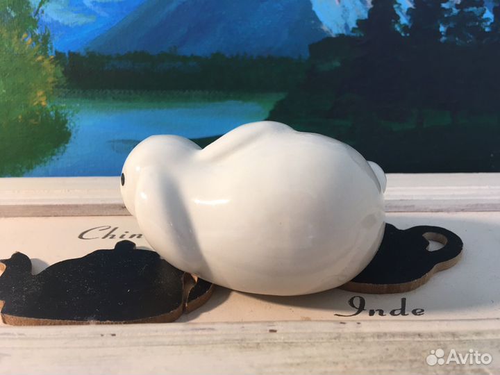 Набор из 3-ех керамических кроликов