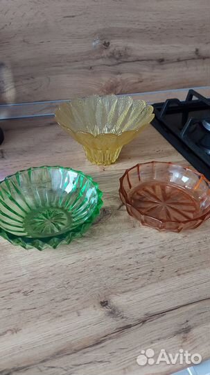 Хрустальная Посуда, чашки, салатник