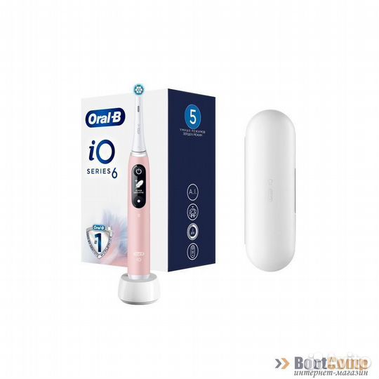 Зубная щетка электрическая Braun Oral-B iO 6 Pink Sand