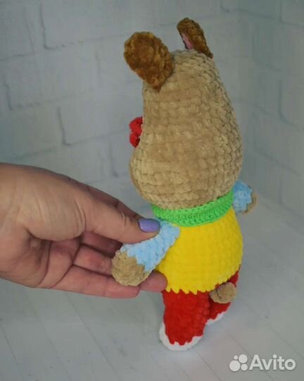Мягкая игрушка собачка собачка крючком