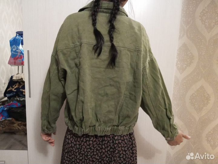 Джинсовая куртка женская 46 48