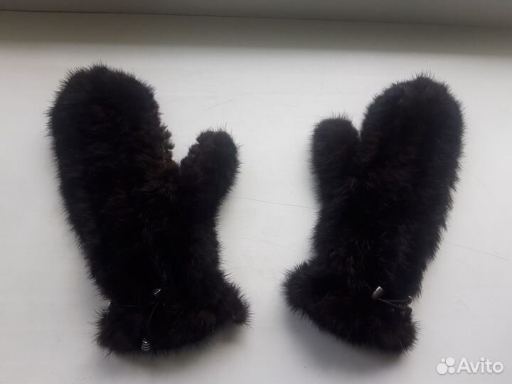 Норковые варежки