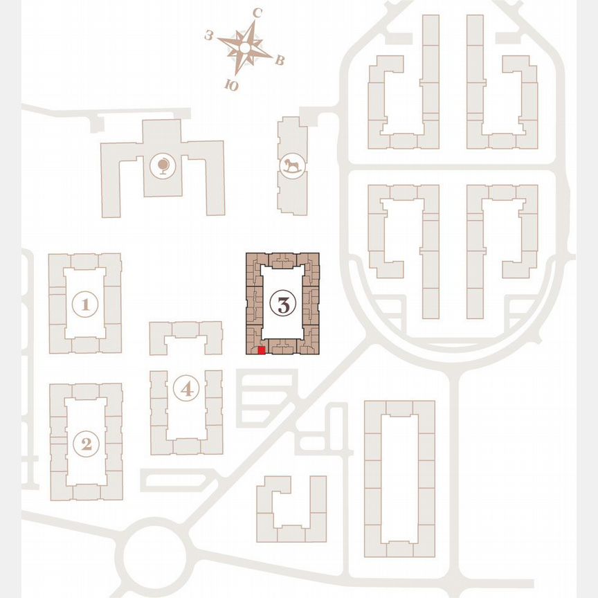 1-к. квартира, 40,8 м², 3/4 эт.