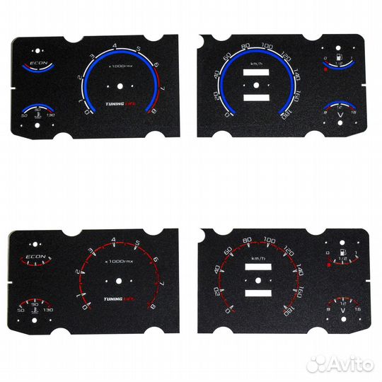 Шкала Ваз 2107 в стиле Весты и Приоры 2