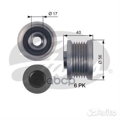 Механизм свободного хода генератора OAP7129 Gates