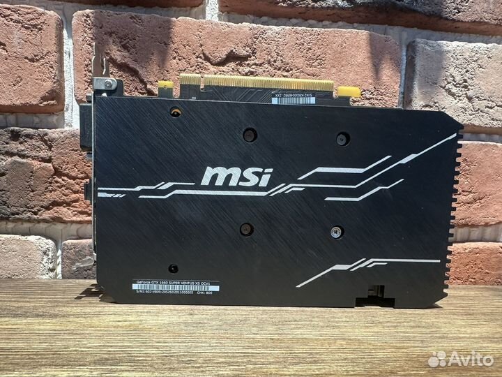 Geforce gtx 1660 super 6gb msi ventus xs oc
