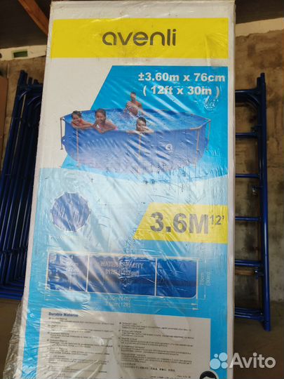 Бассейн каркасный 3.6м