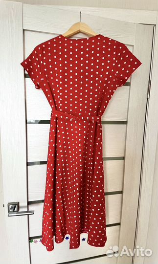 Платье летнее красное