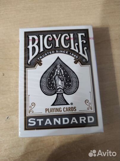 Игральные карты bicycle standard black
