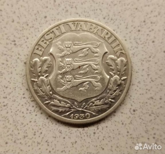2 кроны 1930 Эстония