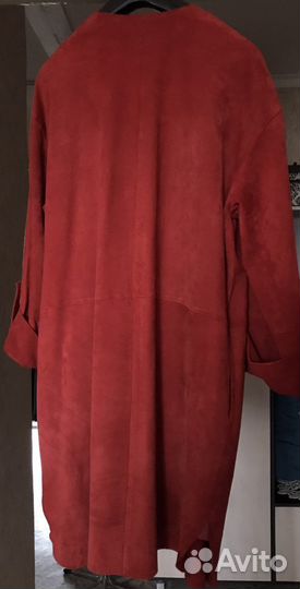 46/48 uterque замшевый кардиган