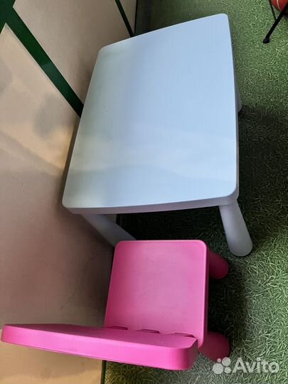 Детский столик и стульчик IKEA