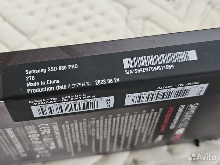 SSD диск Samsung 980 Pro 2TB Оригинал Обмен