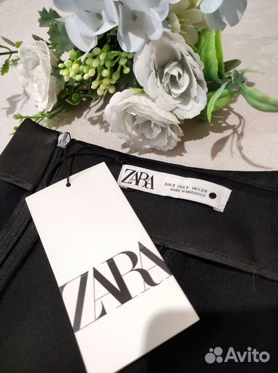 Юбка вечерняя со стразами Zara S новое и боди