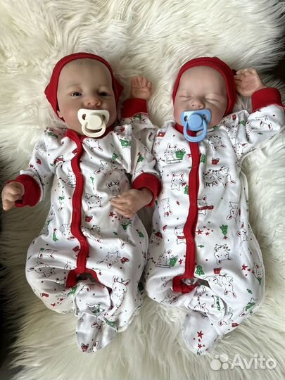 Реборн кукла двойняшки