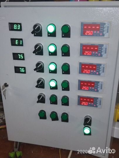 Блок управления и спирали