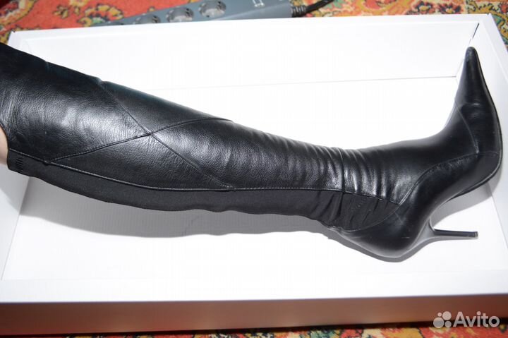 Сапоги из натуральной кожи