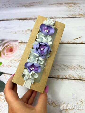 Повязка на голову для девочки ручная работа