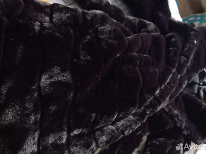 Шуба с капюшоном