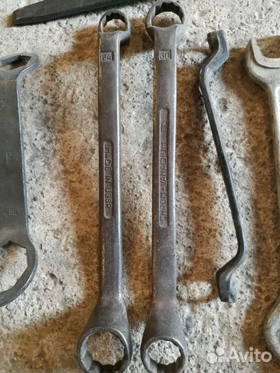 Инструменты ключи автомобильные СССР