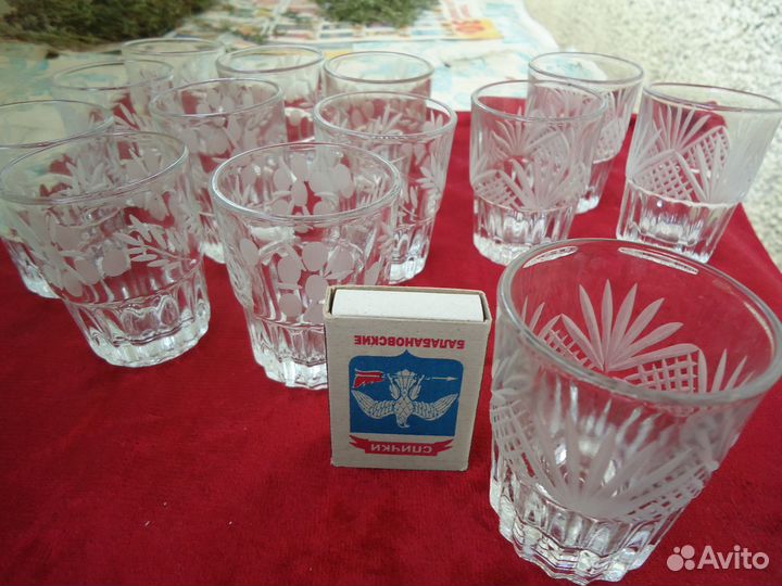 Стопки хрустальные СССР
