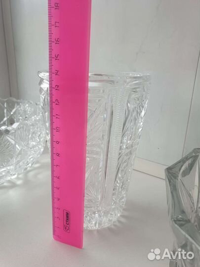 Хрусталь, ваза для цветов