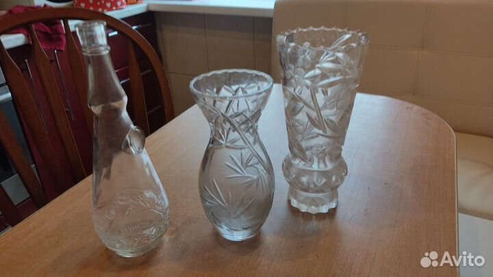 Хрустальная ваза