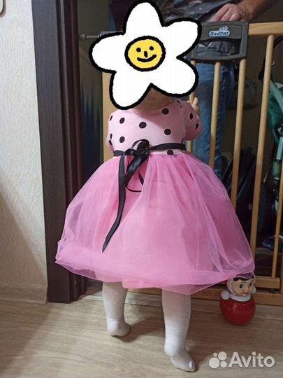 Праздничные платья для девочки 80 р.и 92р