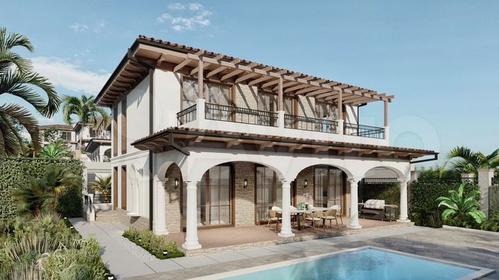 Коттедж 187 м² на участке 6,5 сот.