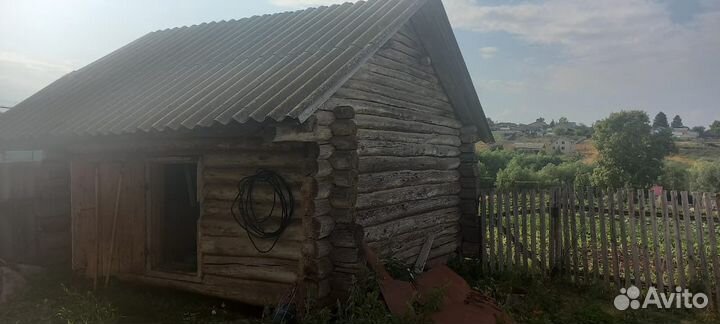 Сруб бани и амбар