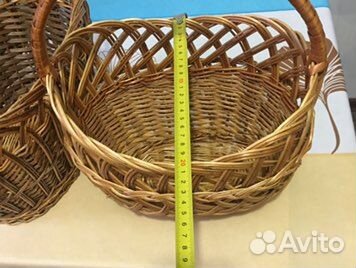 Корзина плетеная несколько