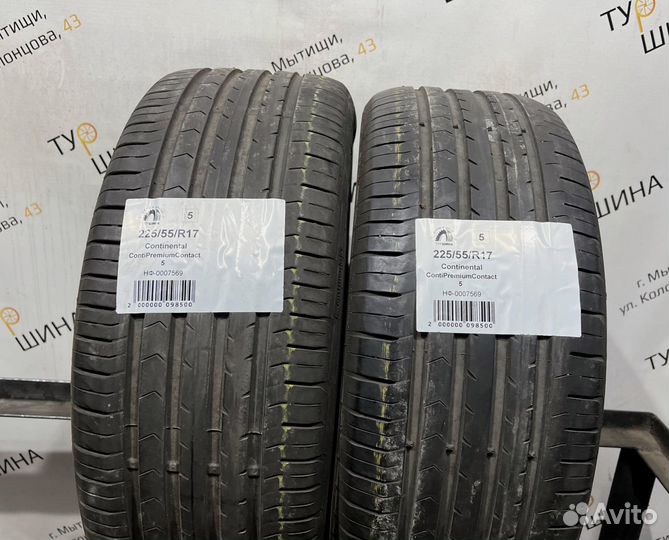 Continental ContiPremiumContact 5 225/55 R17 94Y