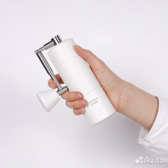 Кофемолка ручная Timemore Chestnut C3S Pro, белая