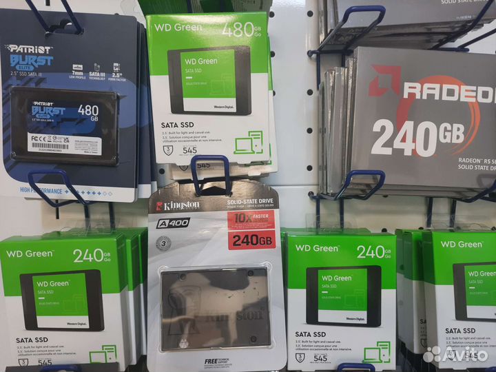 Новые SSD SATA и M2 (nvme). Гарантия 12 мес