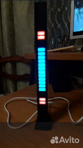 RGB светильник эквалайзер музыкальный объявление продам