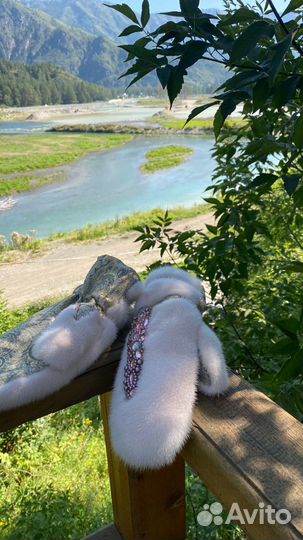 Варежки норковые