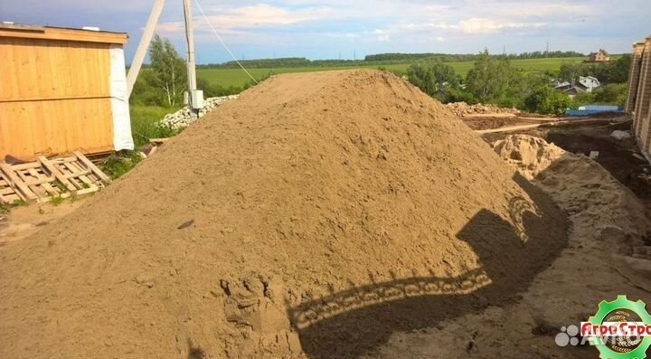 Песок карьерный с доставкой