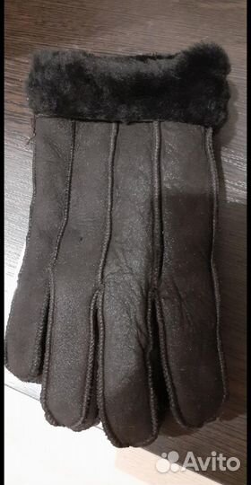 Перчатки женские кожаные новые