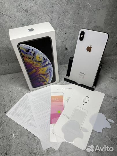 iPhone XS MAX, 64gb, Silver. (акб 85)