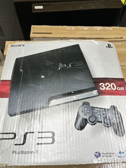 Прошитая Sony PS3 Slim 320GB с играми