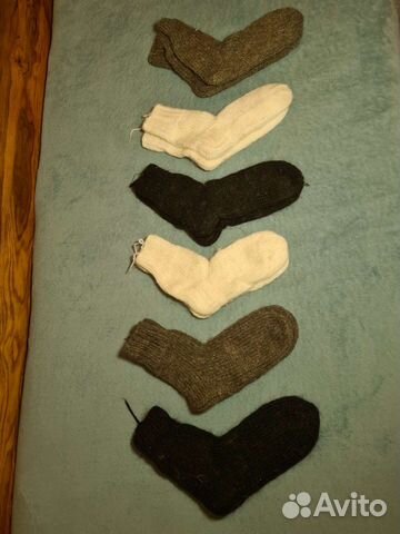 Шерстяные носки 100 овчина